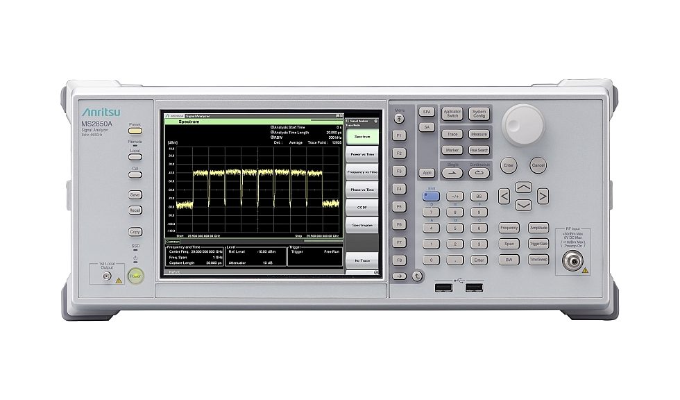 Anritsu's MS2850A signal analyzer for 5G