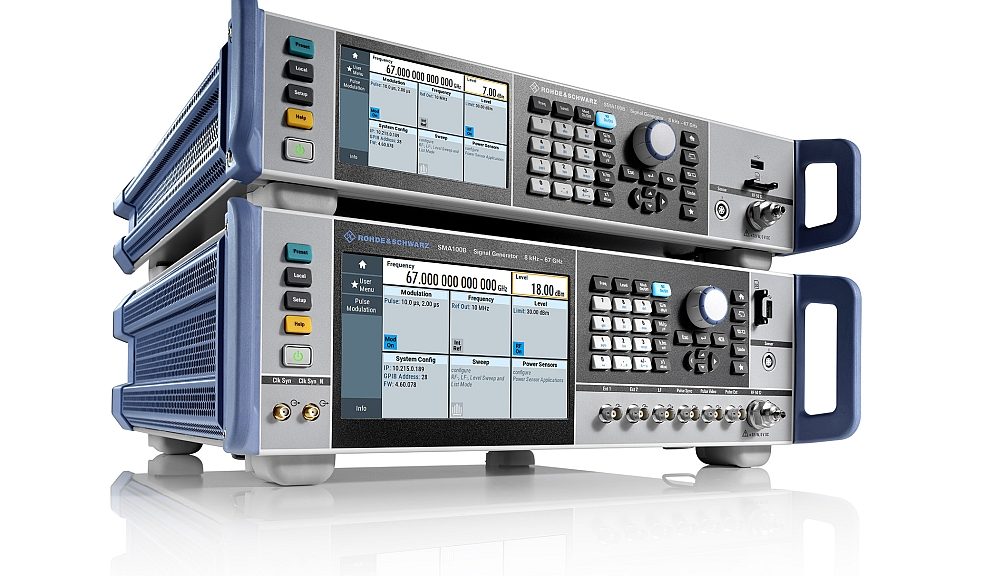 R&S SMA100B signal generator from Rohde & Schwarz..